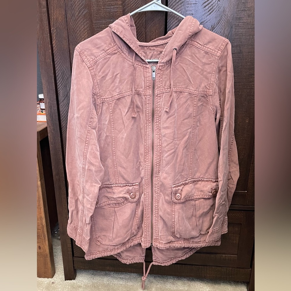 American eagle pink jacket 🧥